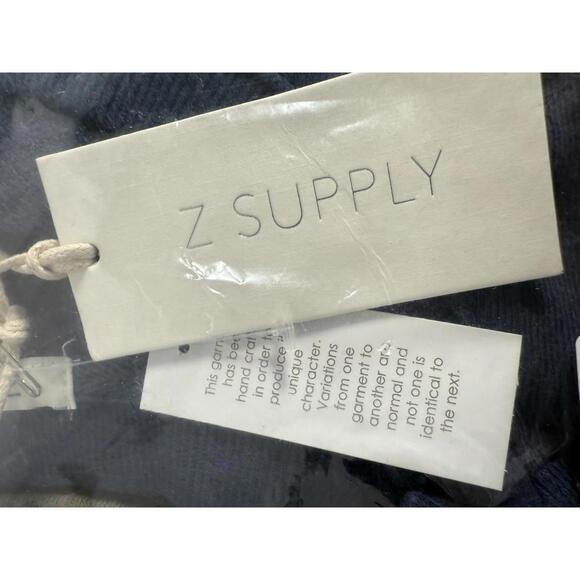 NWT Revolve by Z Supply Black Iris Tie Dye Ruffle Maxi Dress, Size Medium - Picture 5 of 6